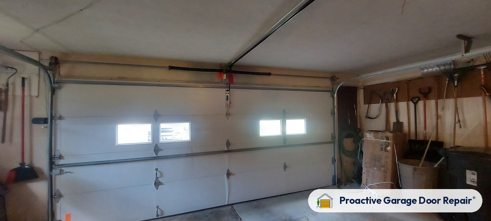 Garage door springs, tracks and hardware serviced by Proactive Garage Door Repair in Solon, Ohio