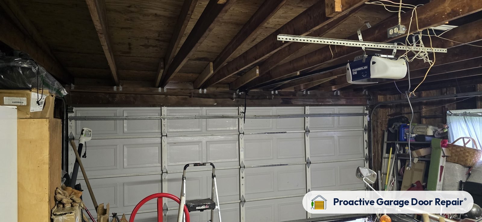 Garage door springs, tracks and hardware serviced by Proactive Garage Door Repair in Streetsboro, Ohio, photo 2