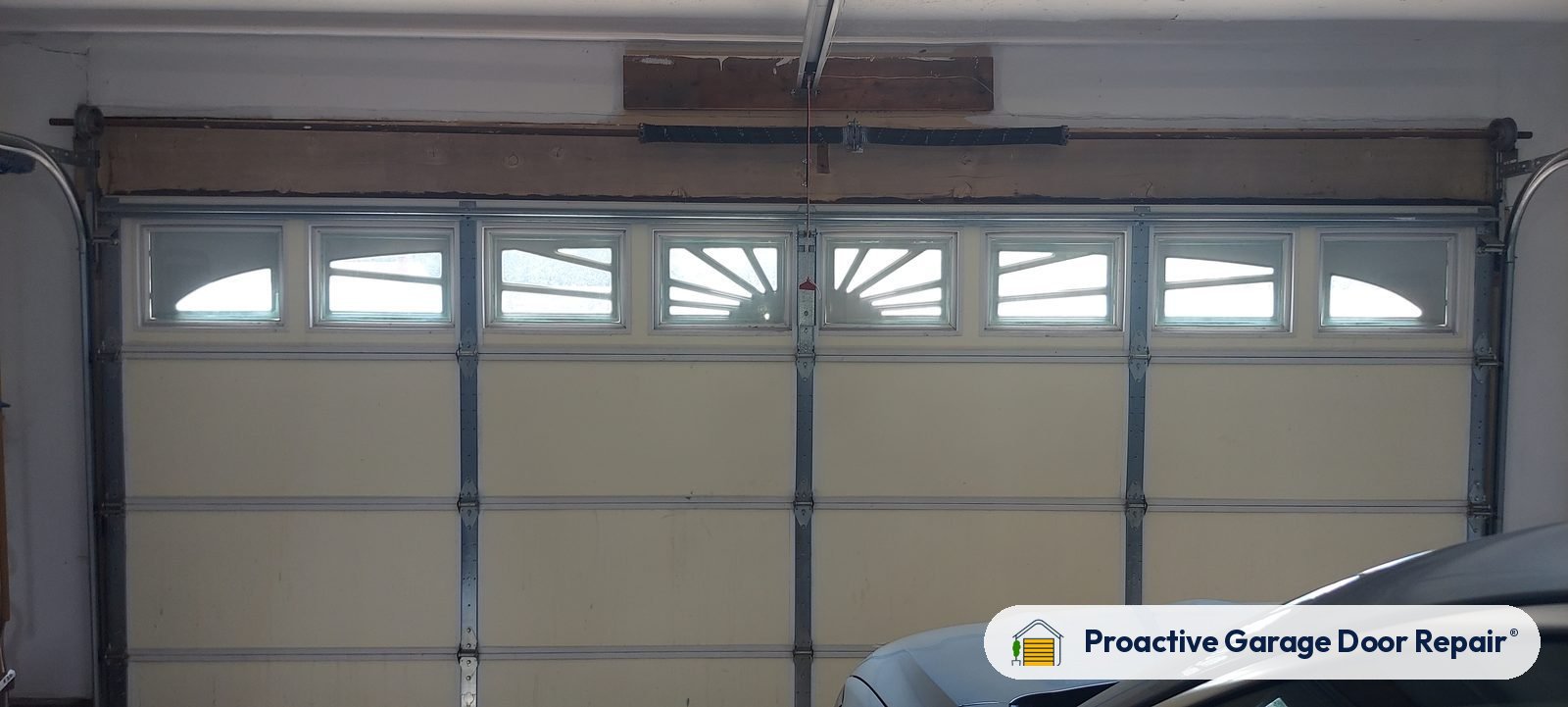 Garage door springs, tracks and hardware serviced by Proactive Garage Door Repair in Twinsburg, Ohio