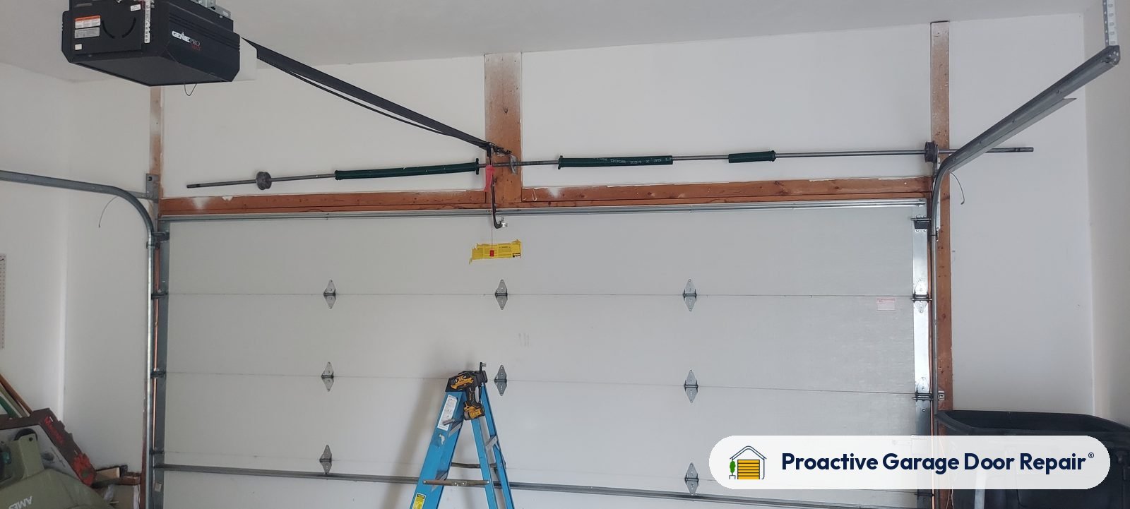 Garage door springs, tracks and hardware serviced by Proactive Garage Door Repair in Wadsworth, Ohio