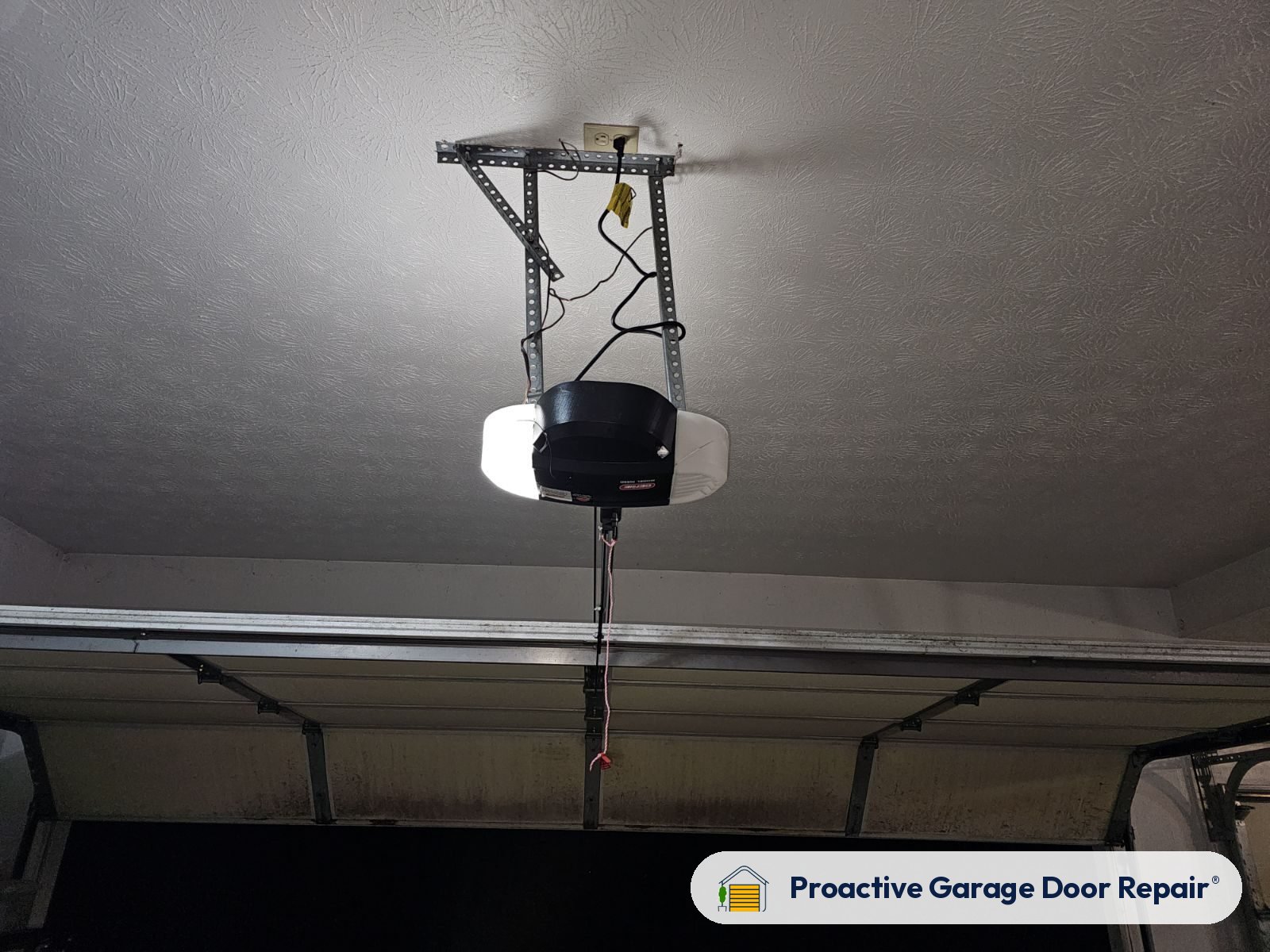 Garage door opener serviced by Proactive Garage Door Repair, photo 2