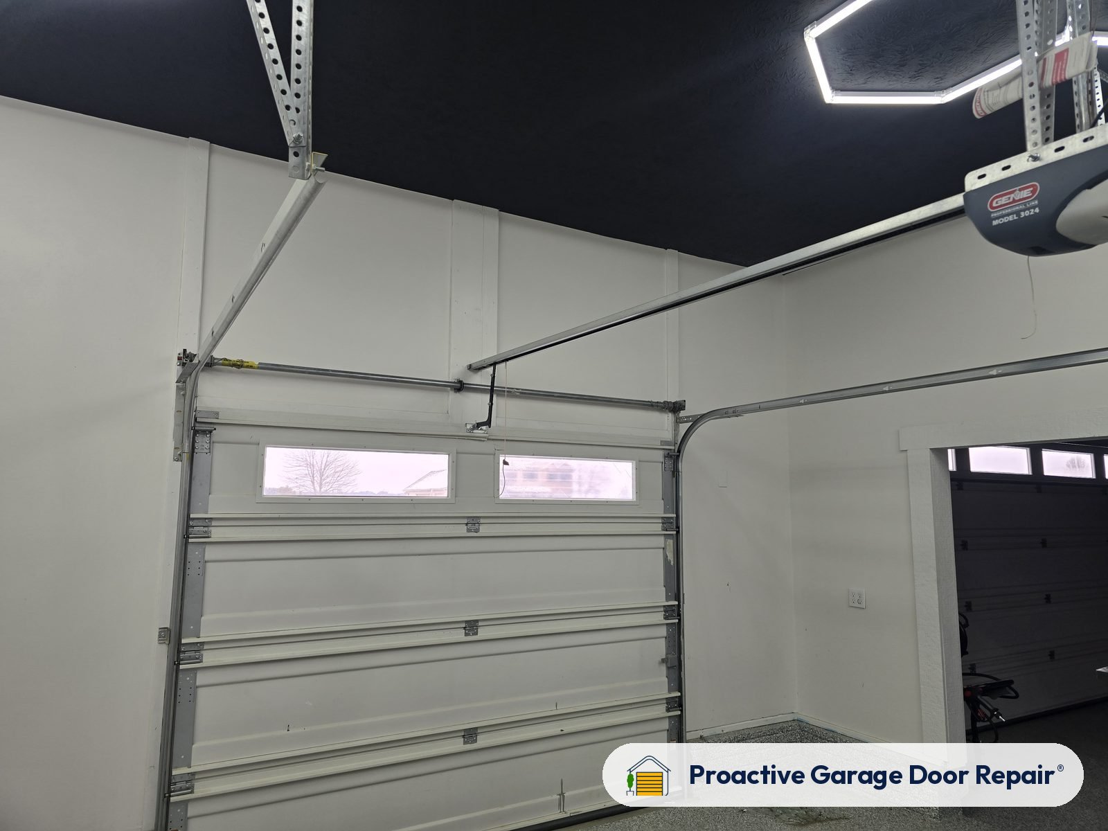 Garage door opener serviced by Proactive Garage Door Repair