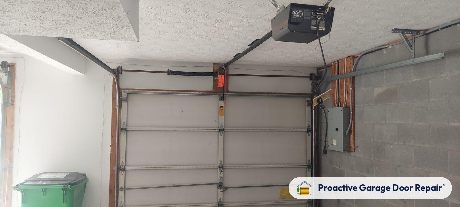 Garage door opener serviced by Proactive Garage Door Repair, photo 2