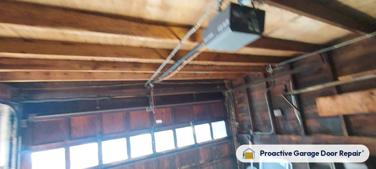Garage door opener serviced by Proactive Garage Door Repair, photo 2