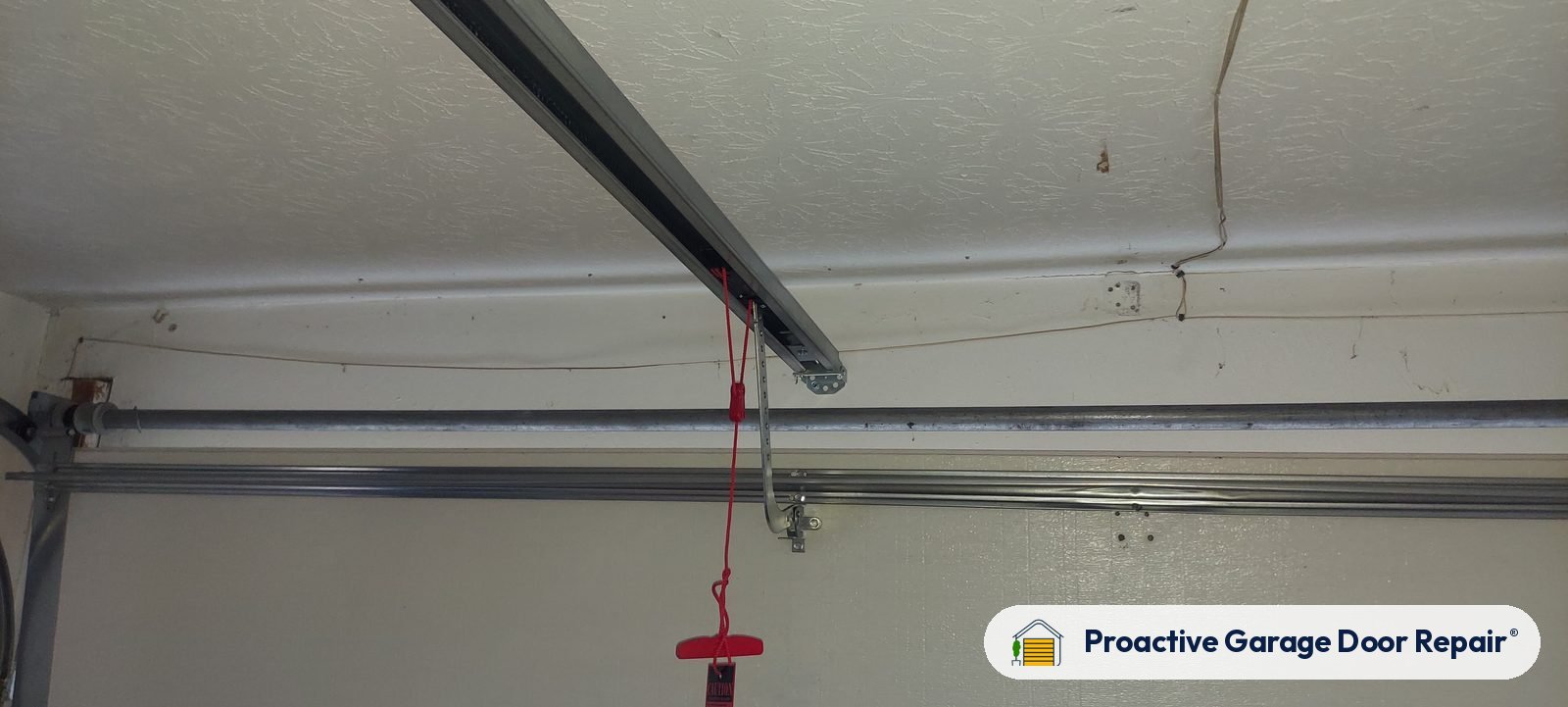 Garage door opener serviced by Proactive Garage Door Repair