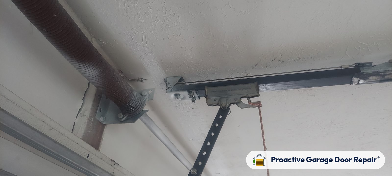 Garage door opener serviced by Proactive Garage Door Repair