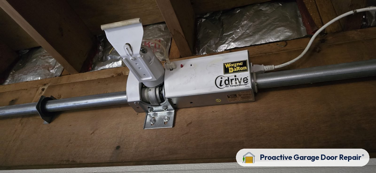 Garage door opener serviced by Proactive Garage Door Repair in Lakewood, Ohio