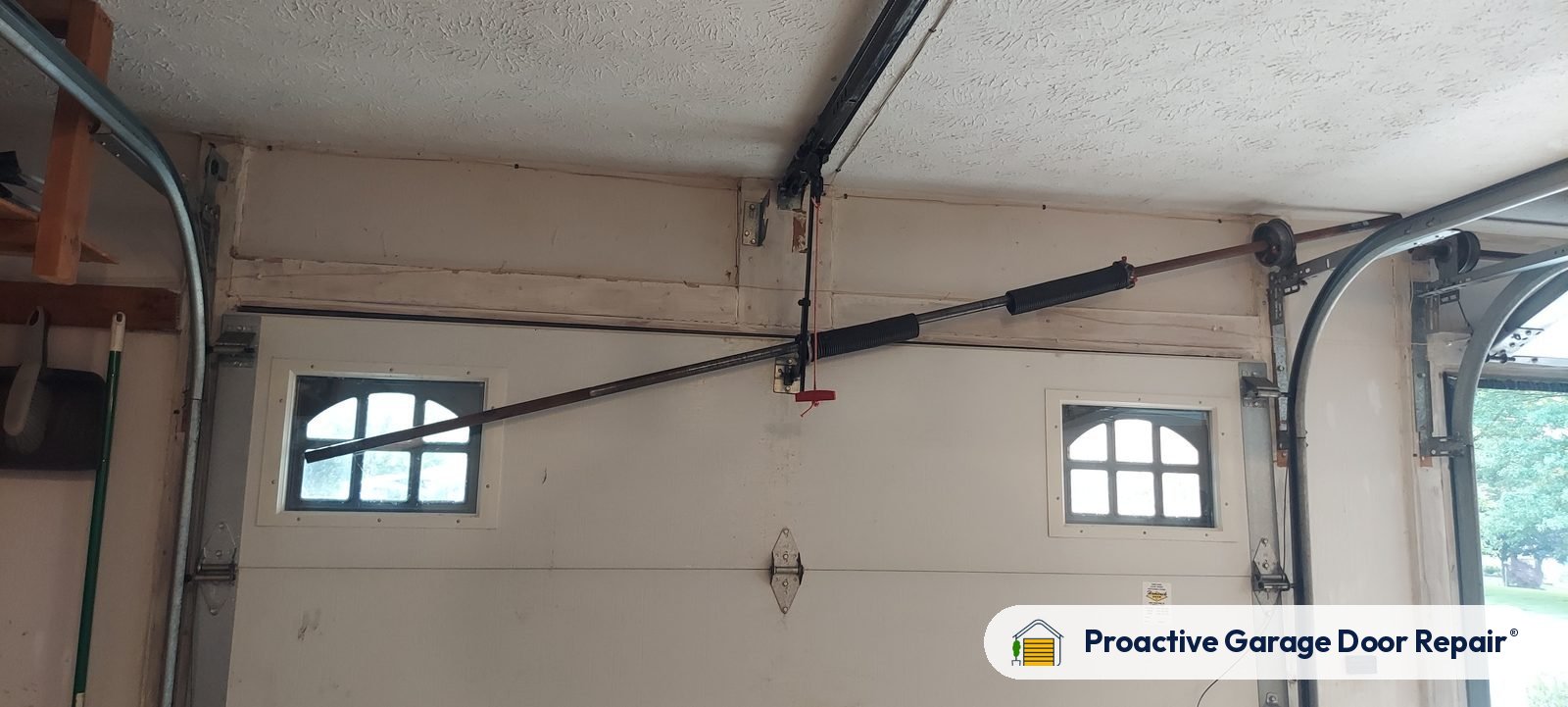 Inside view of a garage door after a Proactive Garage Door Repair visit, photo 3