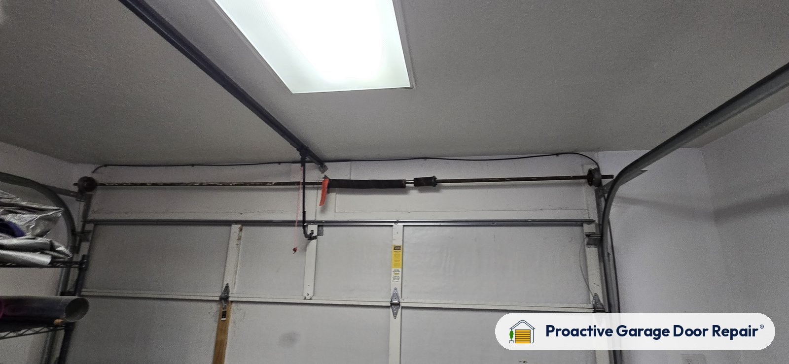 Inside view of a garage door after a Proactive Garage Door Repair visit, photo 3