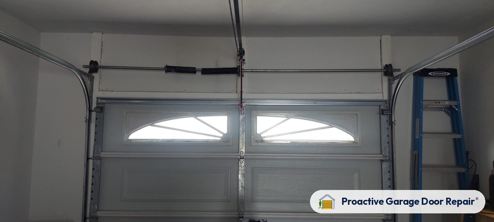 Inside view of a garage door after a Proactive Garage Door Repair visit, photo 3