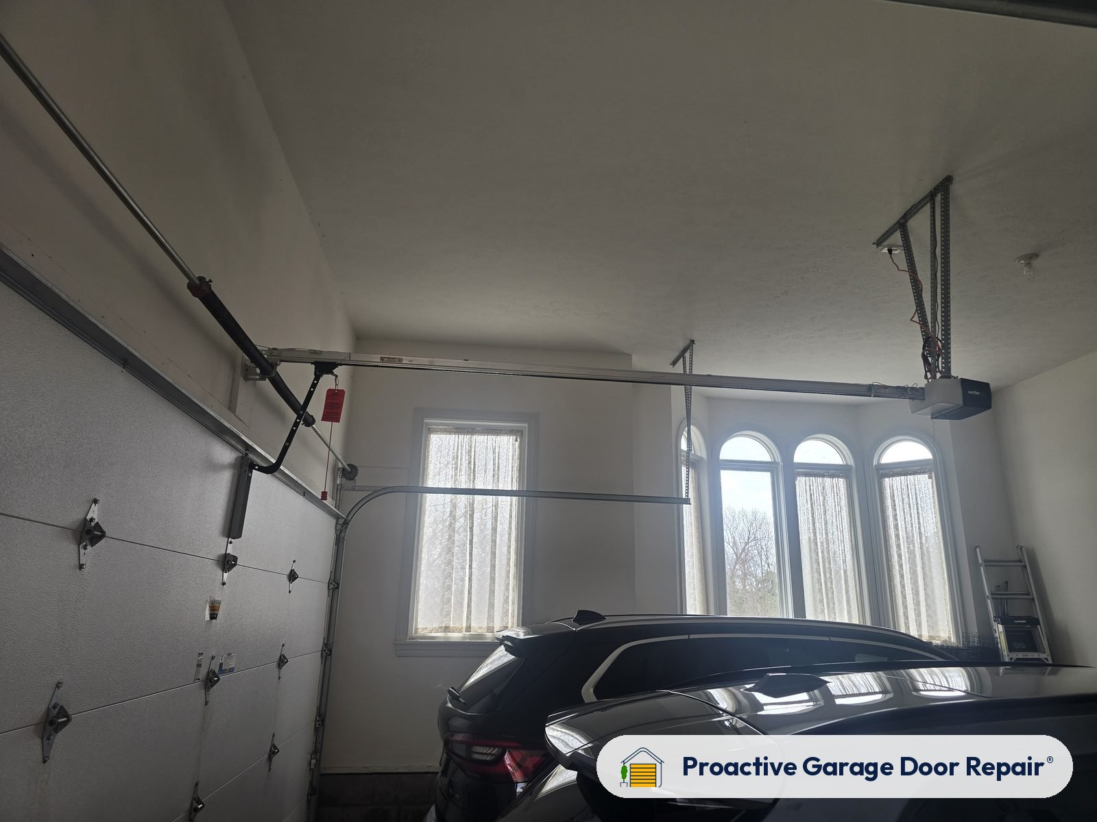 Inside view of a garage door after a Proactive Garage Door Repair visit, photo 2