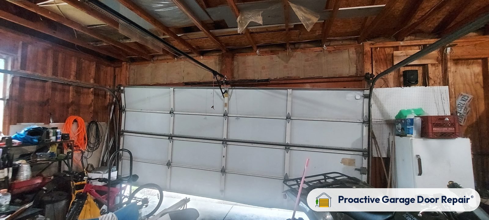 Inside view of a garage door after a Proactive Garage Door Repair visit, photo 3