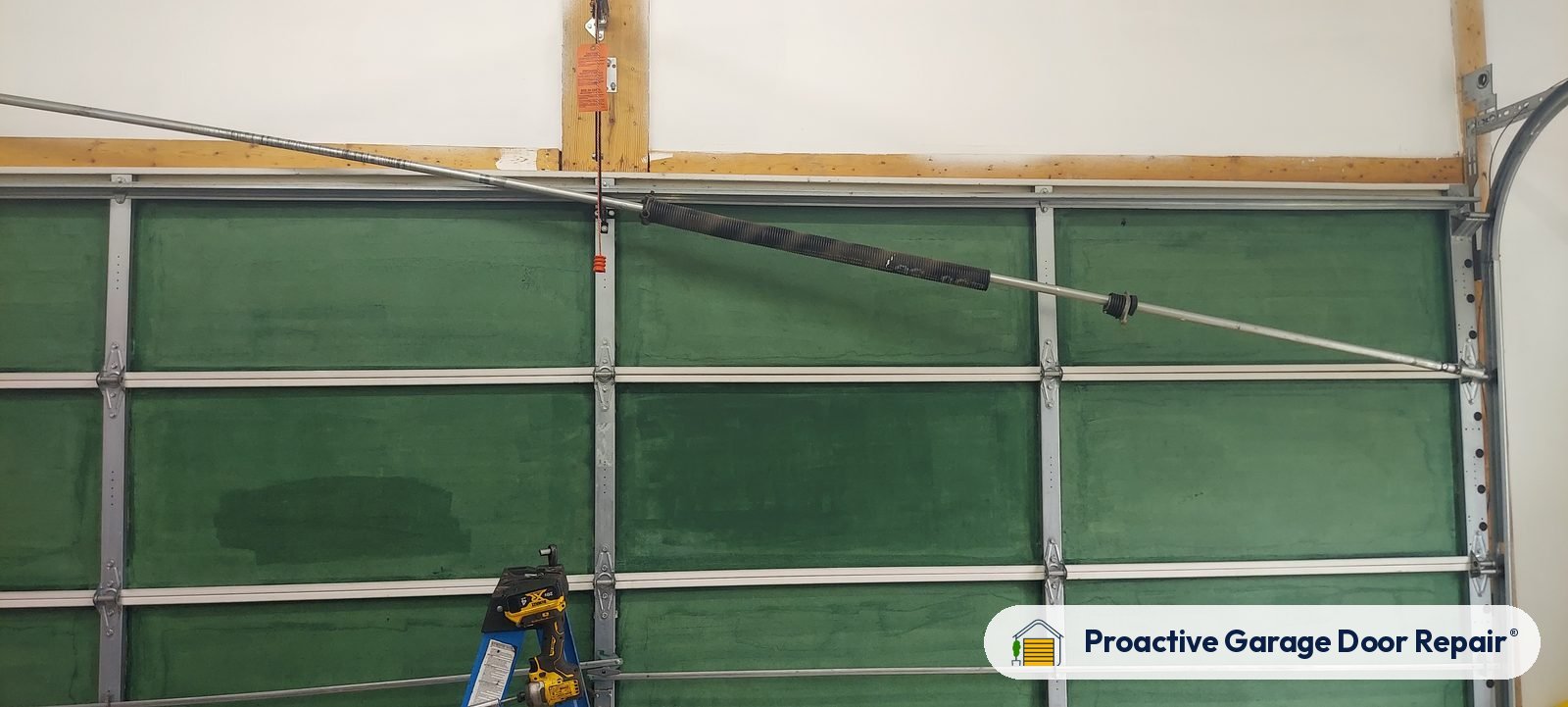 Inside view of a garage door after a Proactive Garage Door Repair visit, photo 4