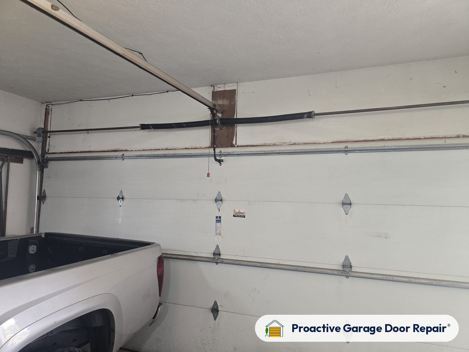 Garage door spring repair by Proactive Garage Door Repair
