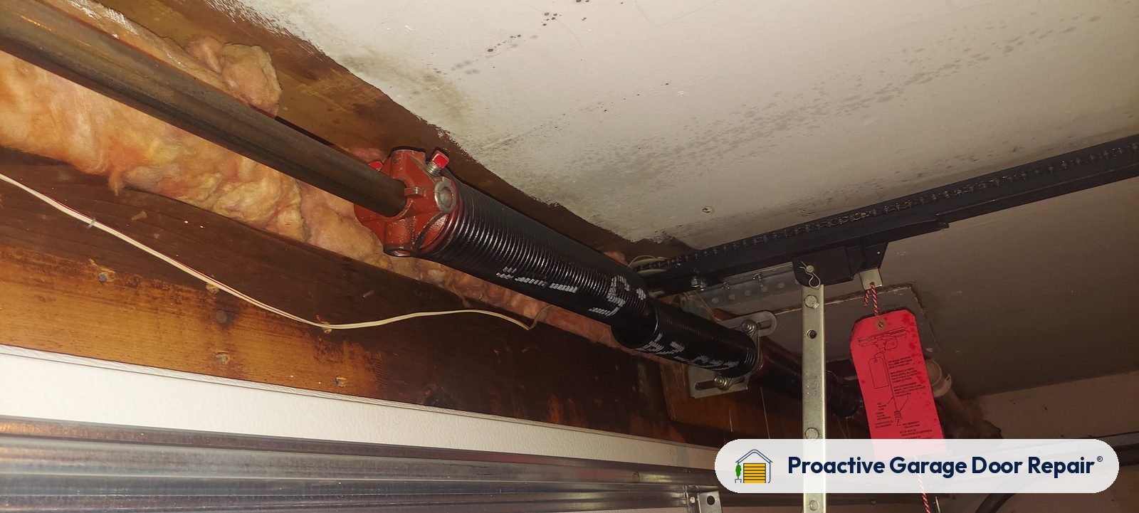 Garage door spring repair by Proactive Garage Door Repair
