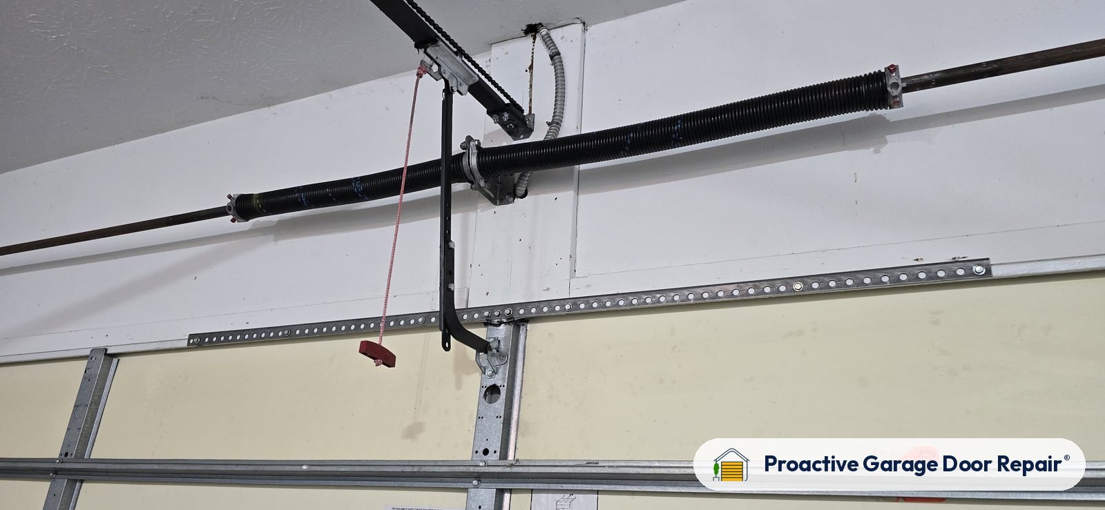 Garage door spring repair by Proactive Garage Door Repair