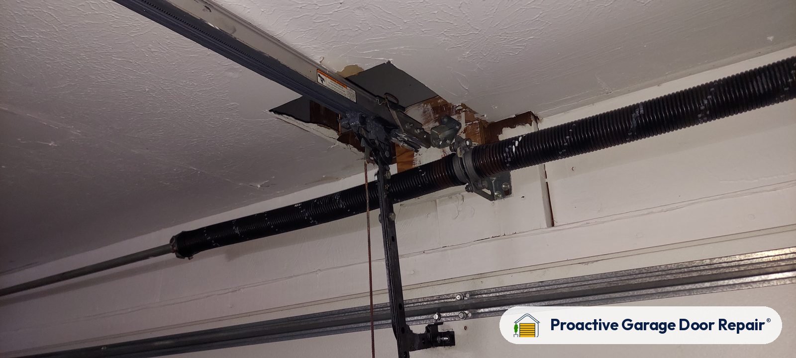 Garage door spring repair by Proactive Garage Door Repair
