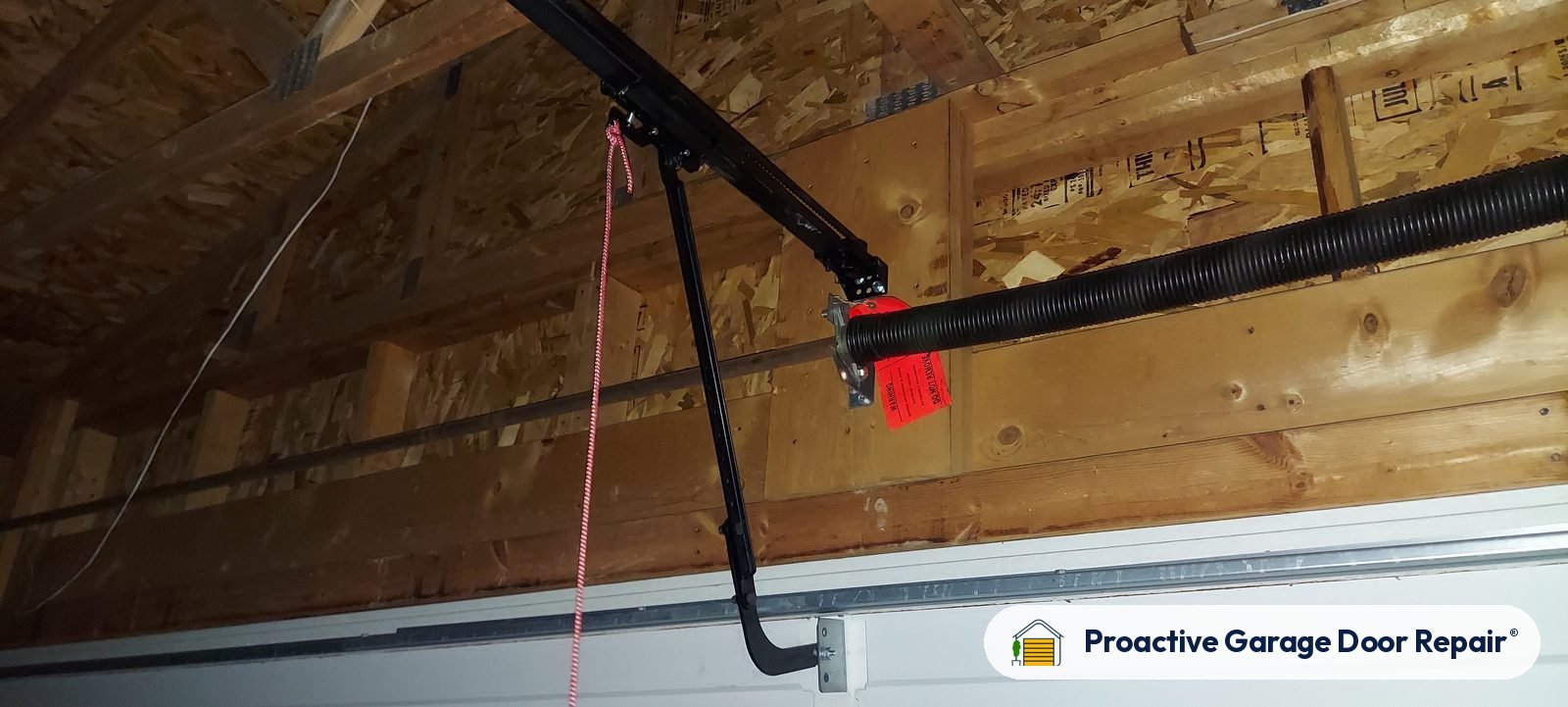 Garage door spring repair by Proactive Garage Door Repair