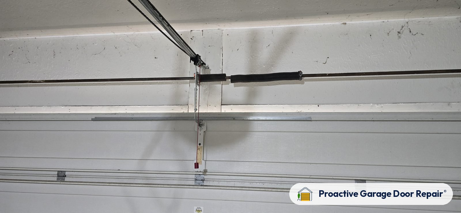 Garage door spring repair by Proactive Garage Door Repair
