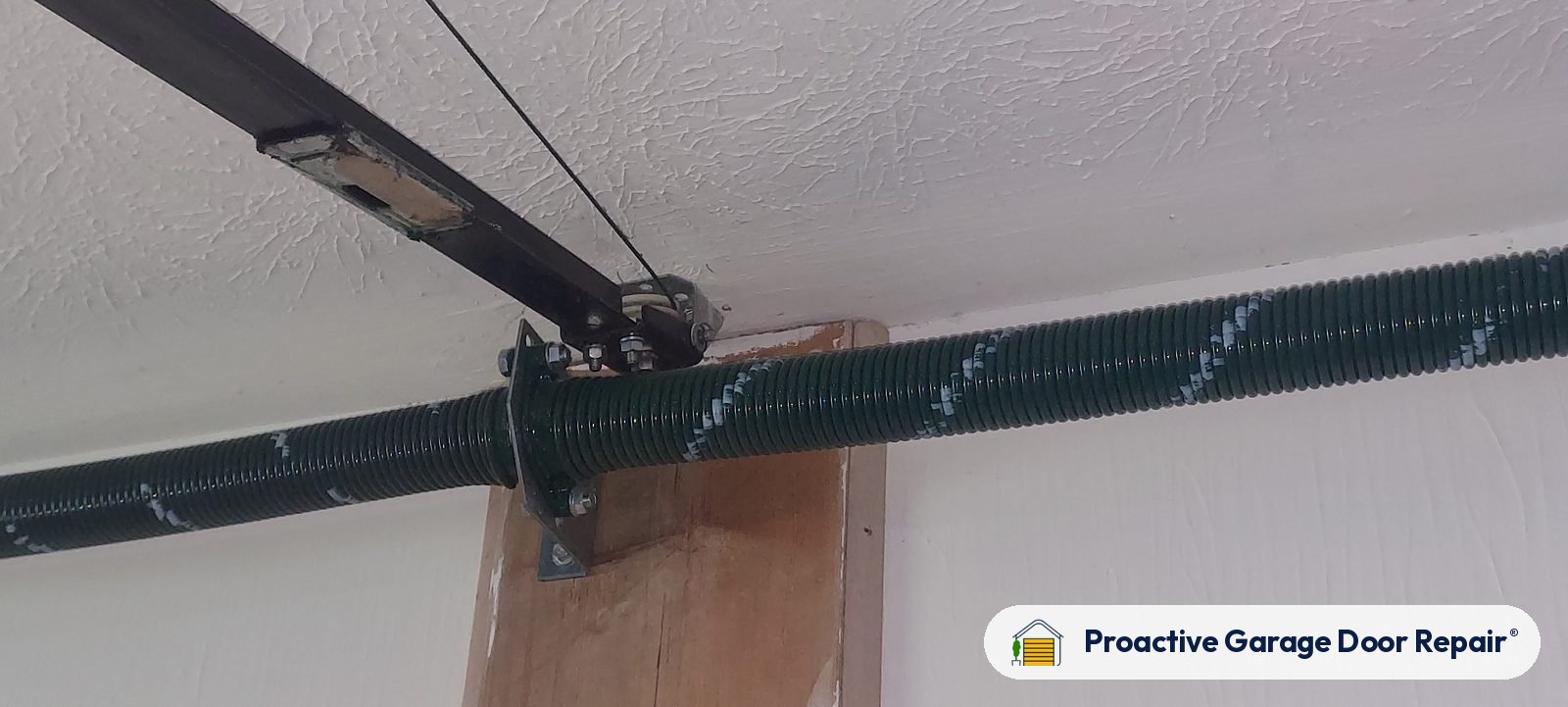Garage door spring repair by Proactive Garage Door Repair