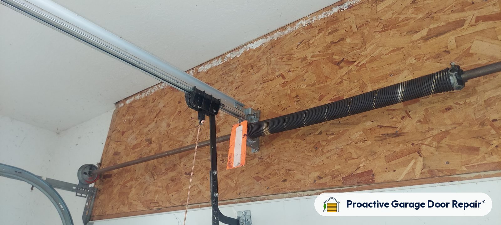Garage door spring repair by Proactive Garage Door Repair