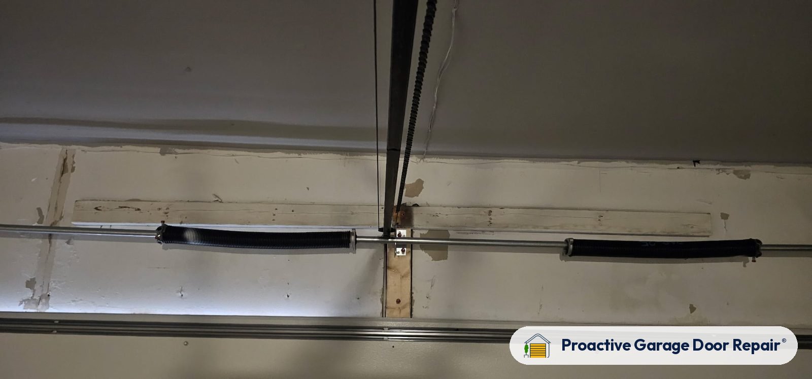 Garage door spring repair by Proactive Garage Door Repair