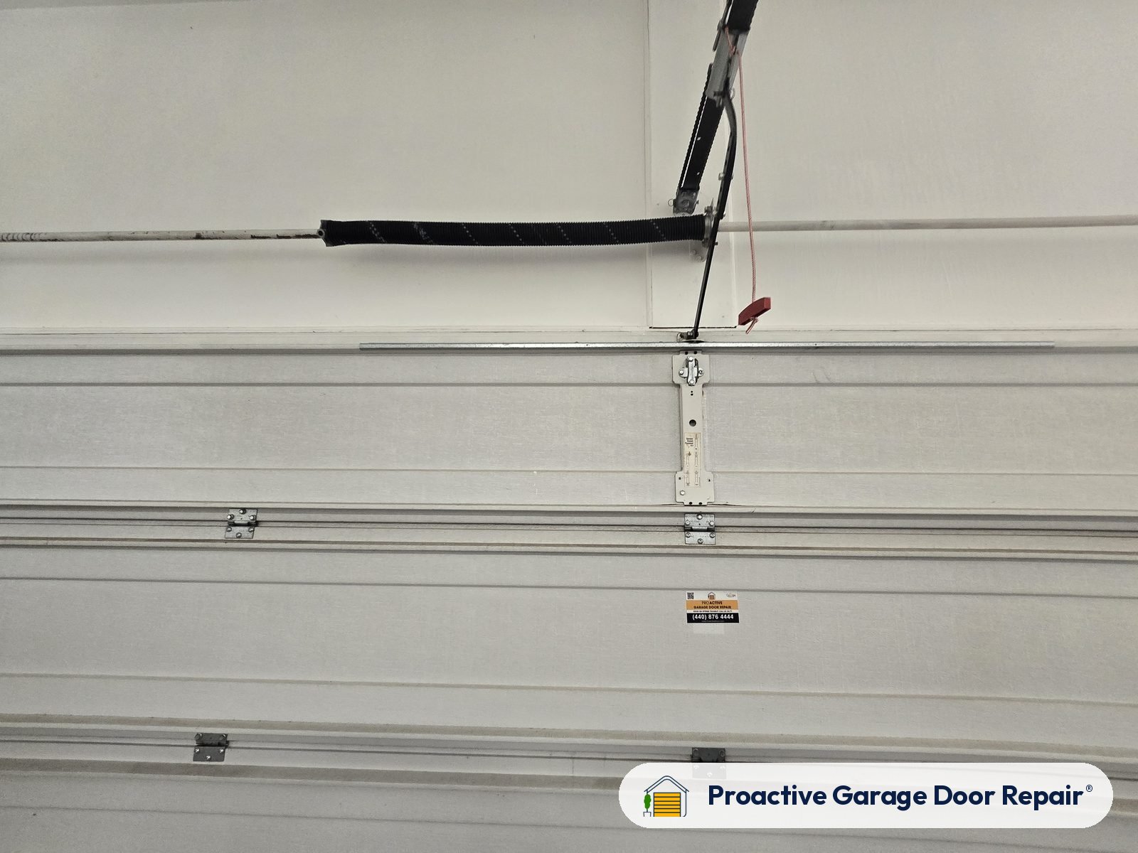 Garage door spring repair by Proactive Garage Door Repair