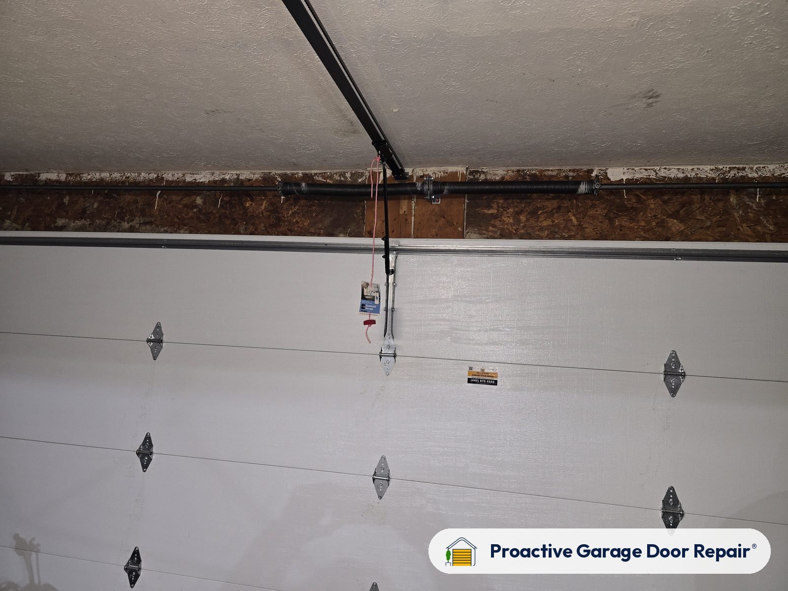 Garage door spring repair by Proactive Garage Door Repair
