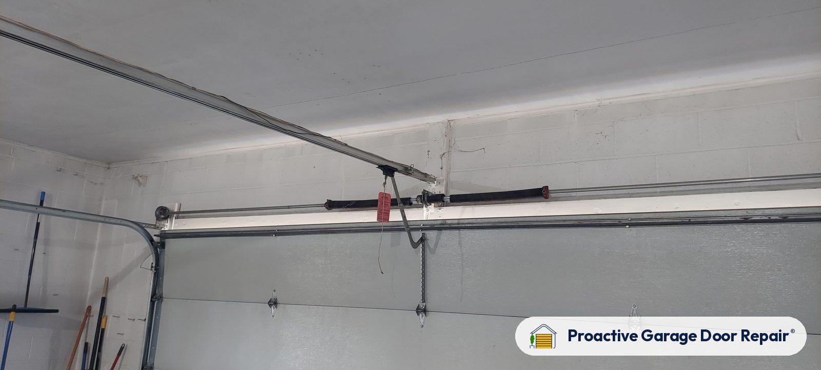 Garage door spring repair by Proactive Garage Door Repair in Boardman, Ohio