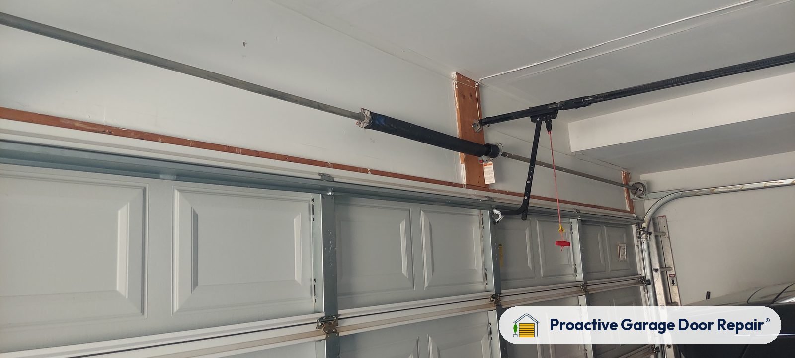 Garage door spring repair by Proactive Garage Door Repair in Copley Township, Ohio