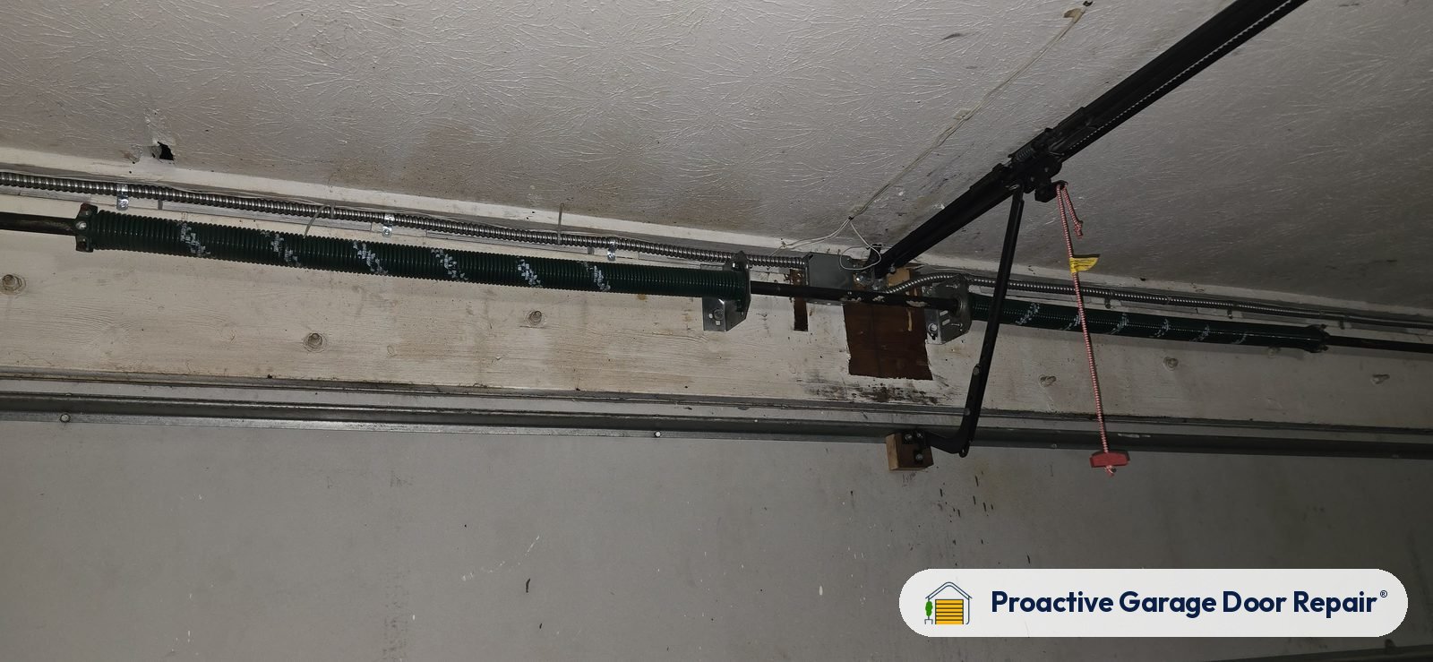 Garage door spring repair by Proactive Garage Door Repair in Fairview Park, Ohio
