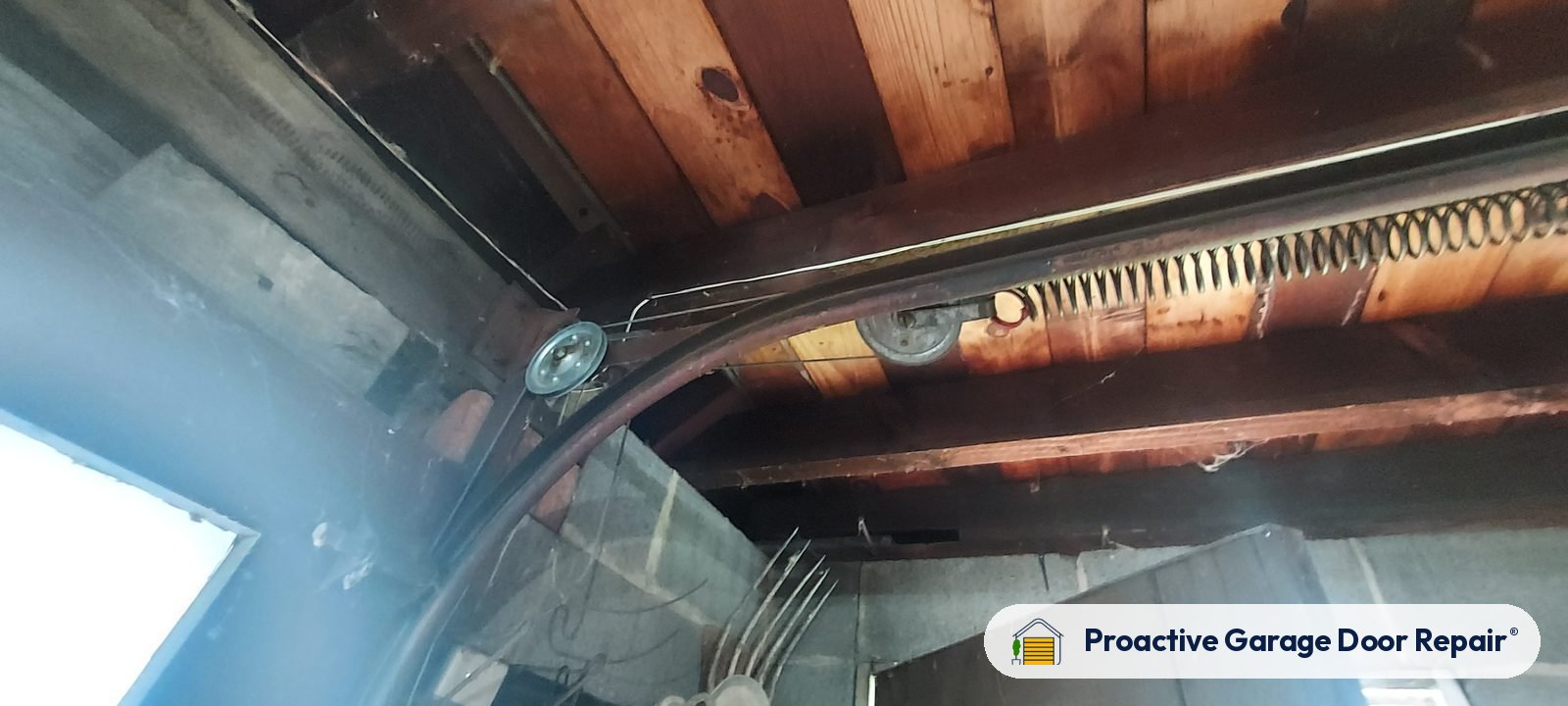 Garage door spring repair by Proactive Garage Door Repair in North Royalton, Ohio
