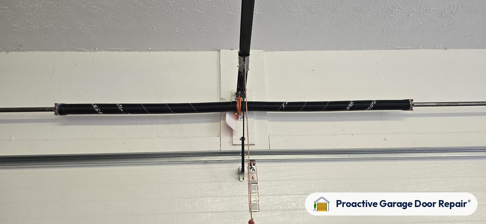 Garage door spring replacement job by Proactive Garage Door Repair, photo 2