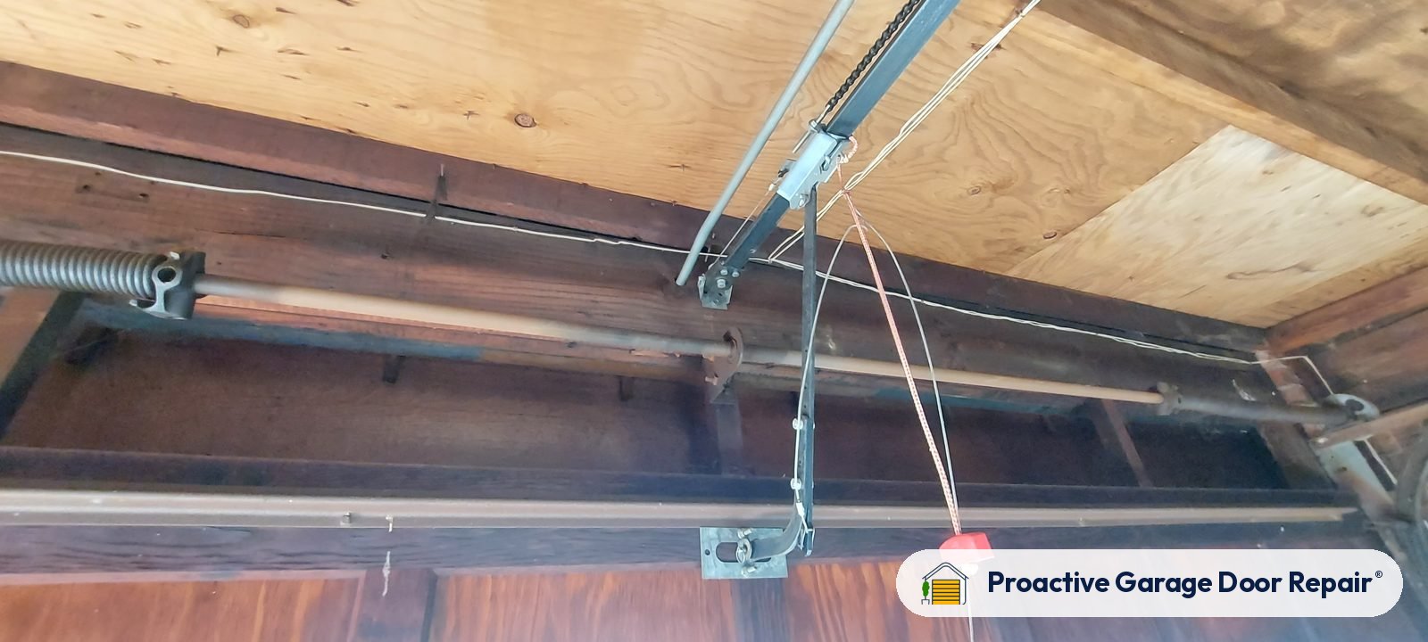 Garage door spring replacement job by Proactive Garage Door Repair in Shaker Heights, Ohio