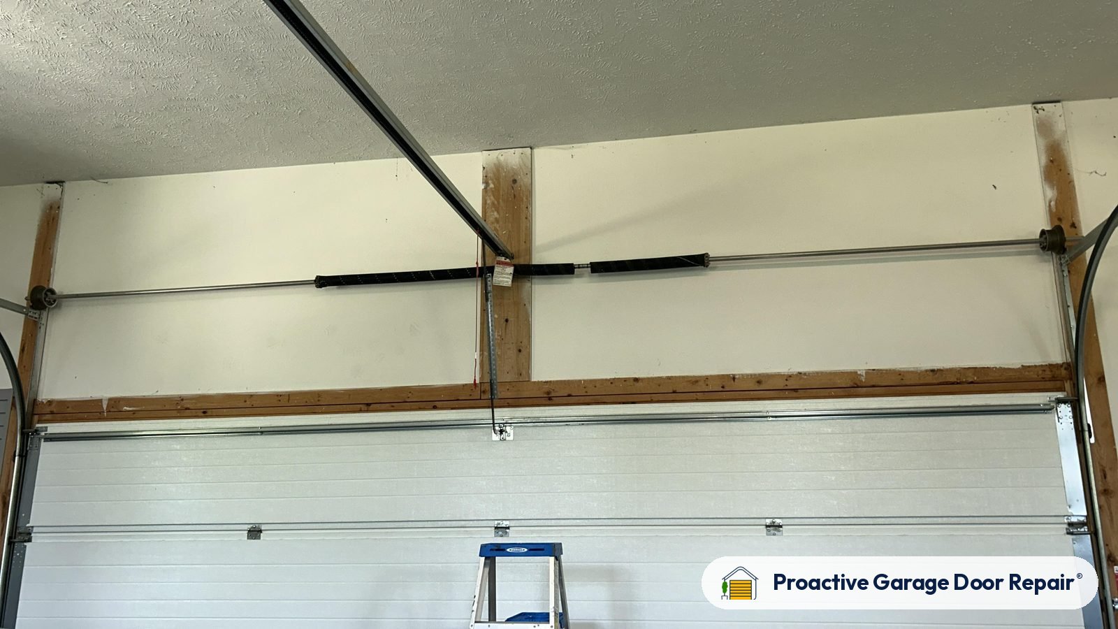 Garage door springs replaced and adjusted by Proactive Garage Door Repair