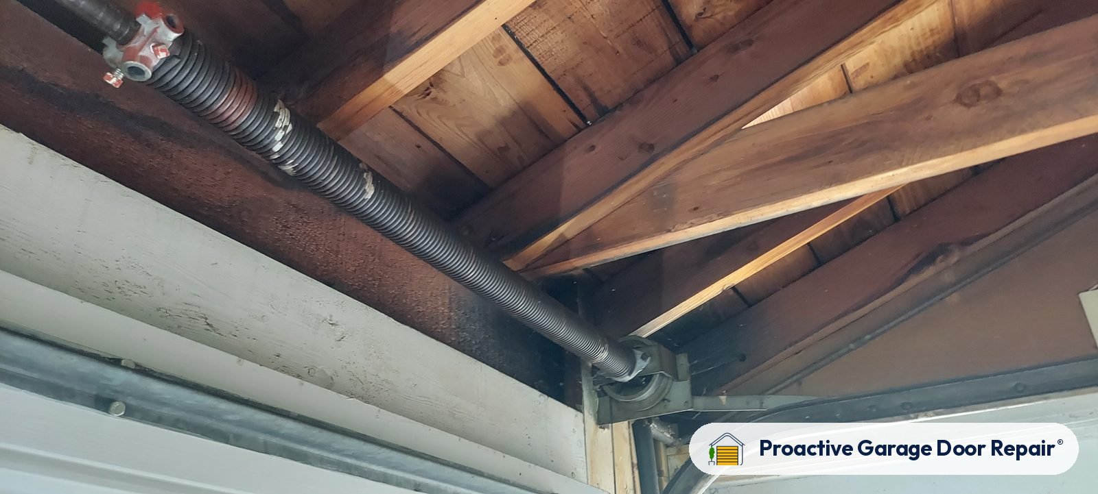 Garage door springs replaced and adjusted by Proactive Garage Door Repair in Alliance, Ohio