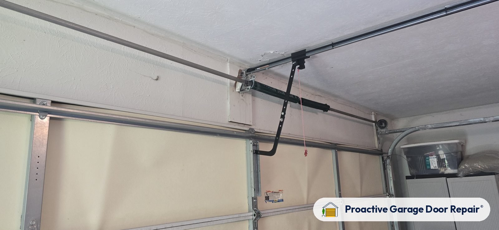 Garage door springs replaced and adjusted by Proactive Garage Door Repair in Mayfield Heights, Ohio