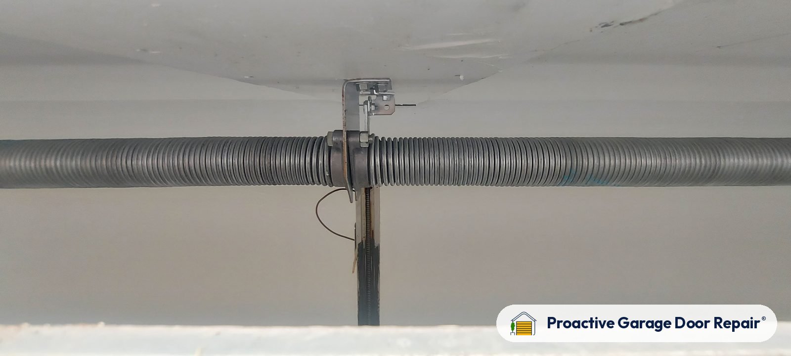 Garage door springs replaced and adjusted by Proactive Garage Door Repair in Olmsted Township, Ohio