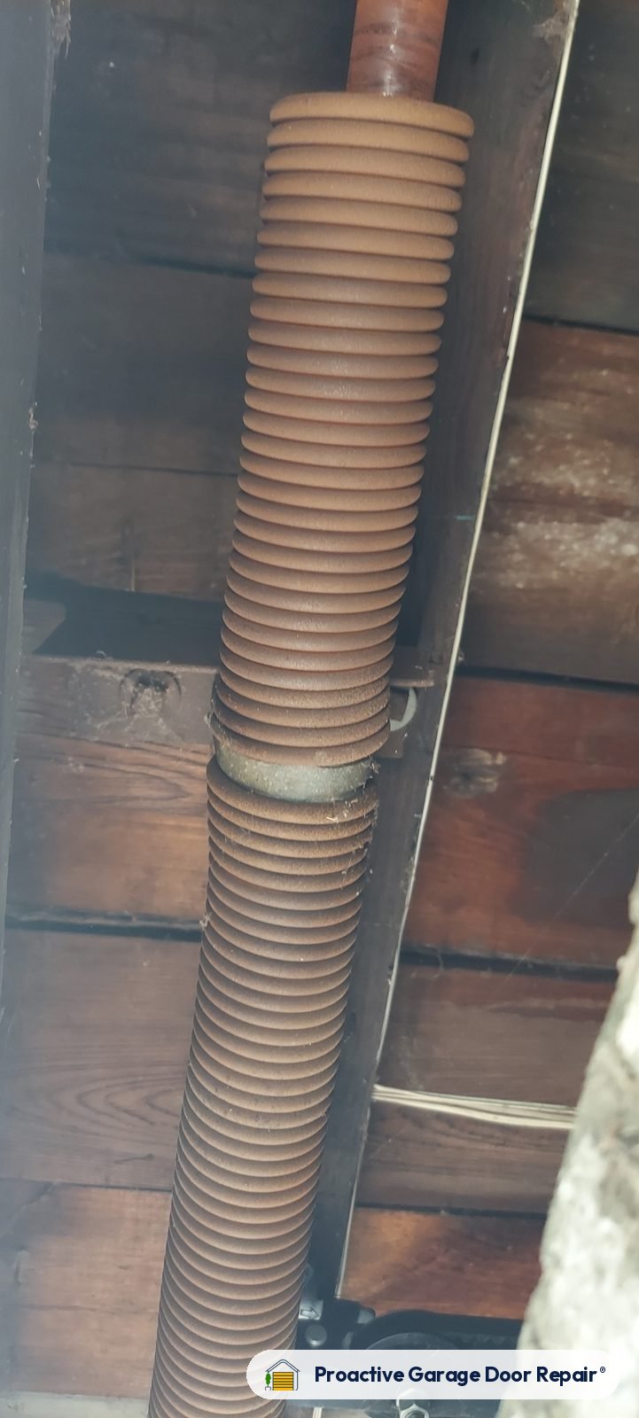 Garage door springs replaced and adjusted by Proactive Garage Door Repair in Warrensville Heights, Ohio