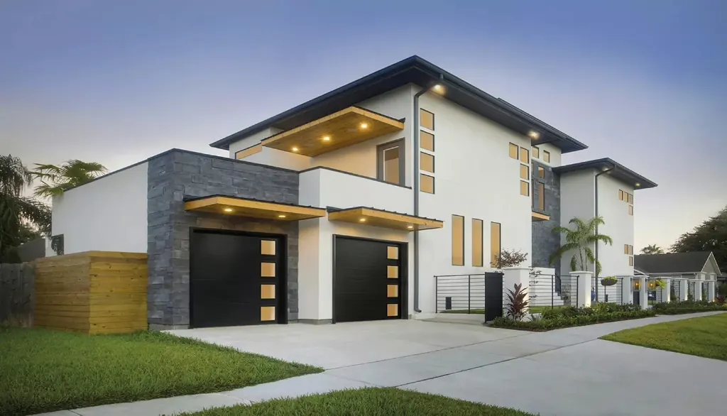Clopay Modern Steel garage door, example 1