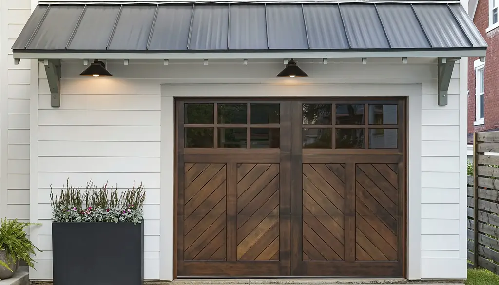 Clopay Reserve Wood Custom garage door, example 4